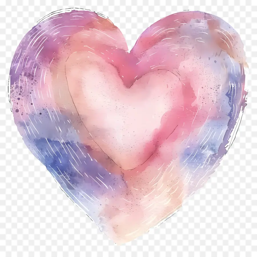 Coeur Pastel，Cœur PNG