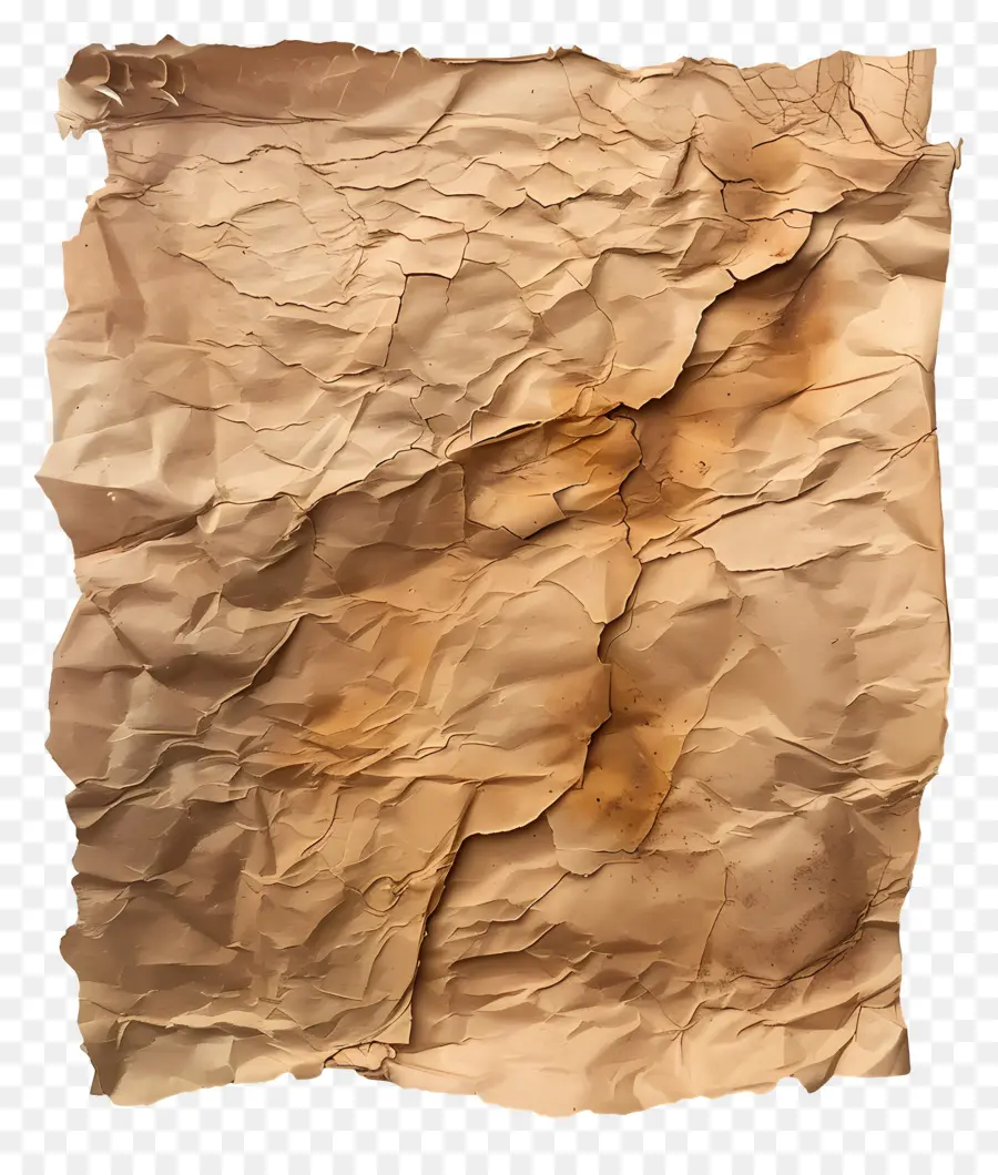 Papier Déchiré Marron，Vieux Parchemin PNG