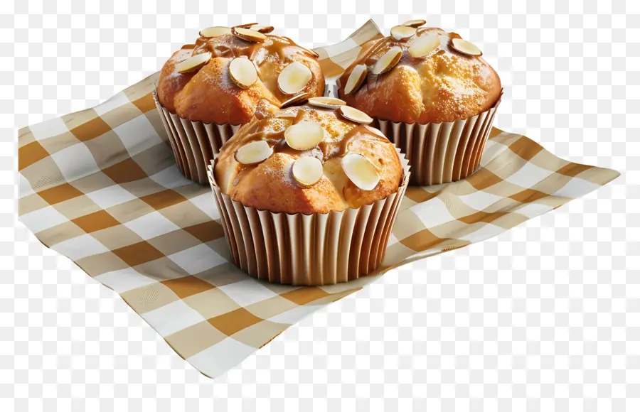 Muffins Aux Amandes，Muffins PNG