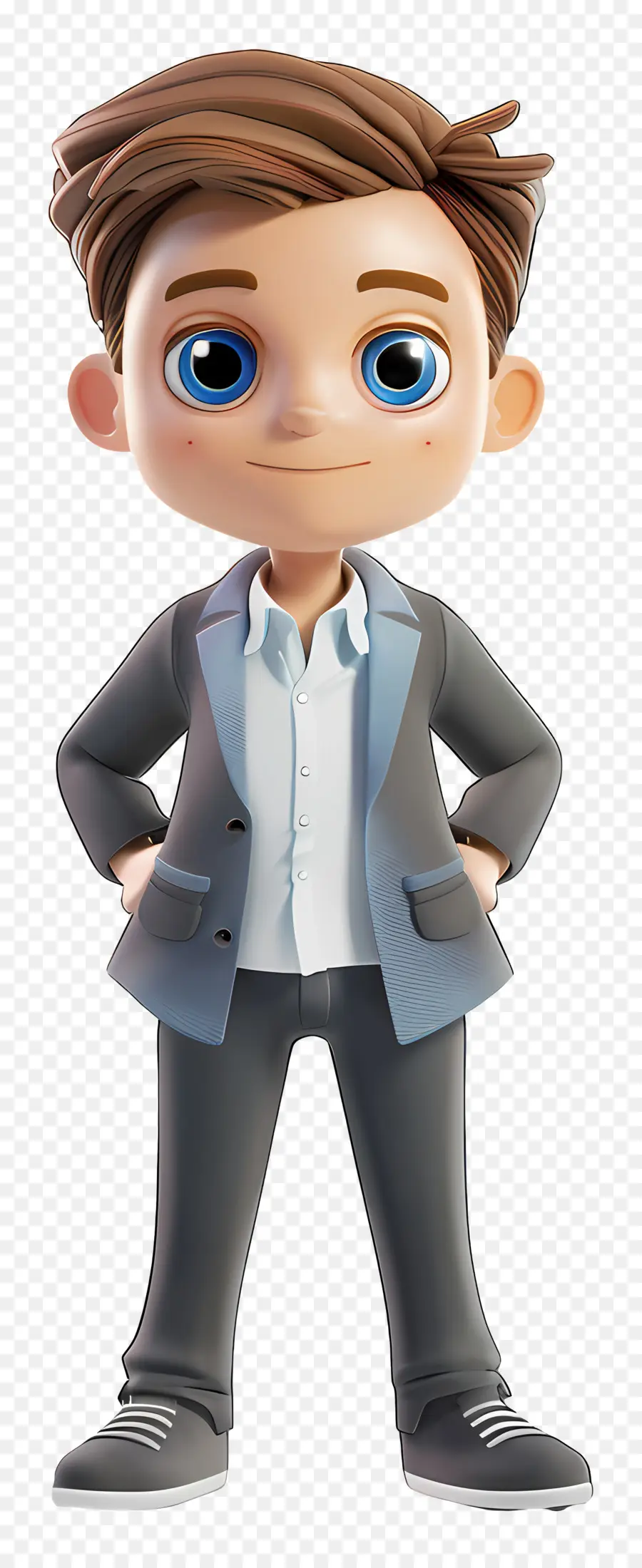 Avatar De Garçon 3d，Homme D'affaires PNG