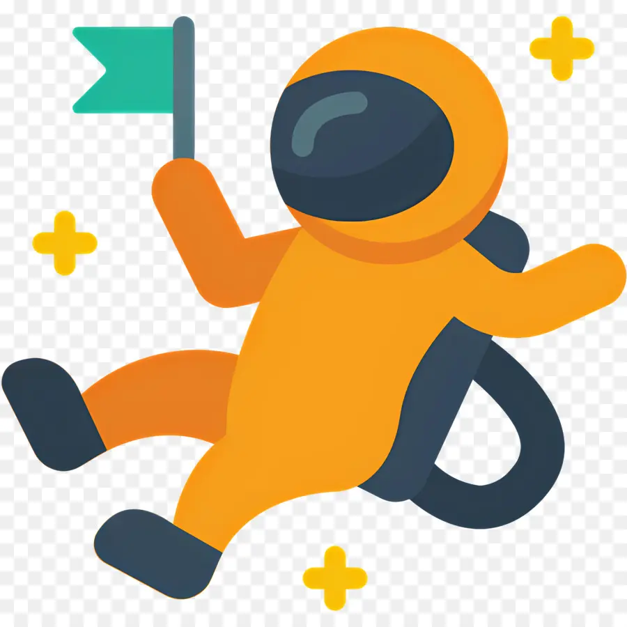 Astronaute，Drapeau PNG