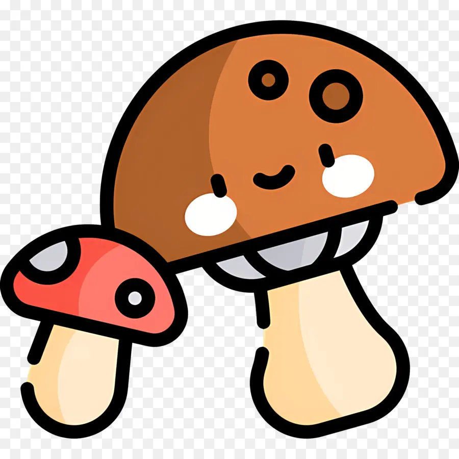 Champignon，Champignons Mignons PNG