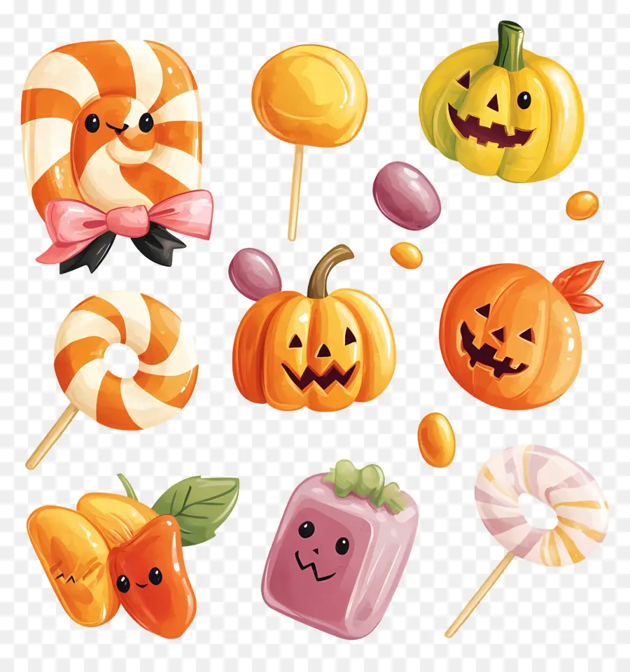 Bonbons D'halloween，Bonbons PNG