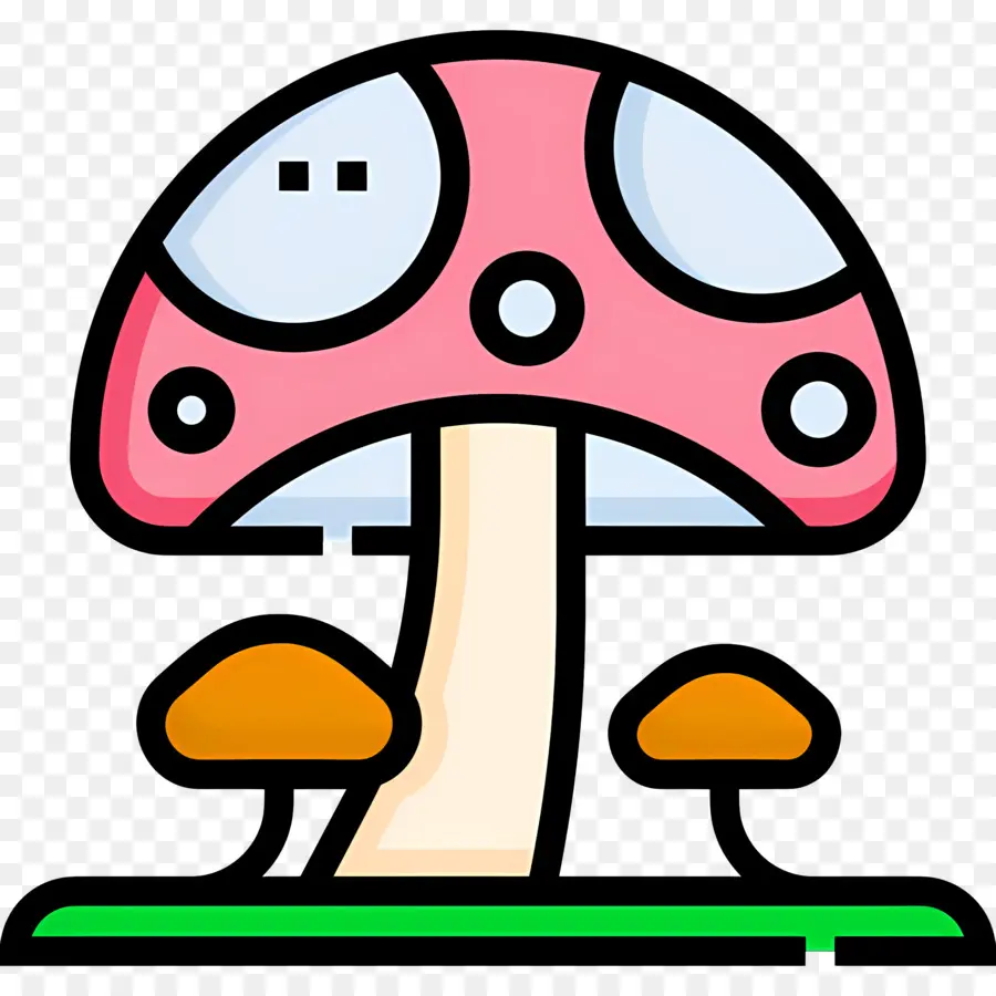 Champignon，Champignon De Dessin Animé PNG