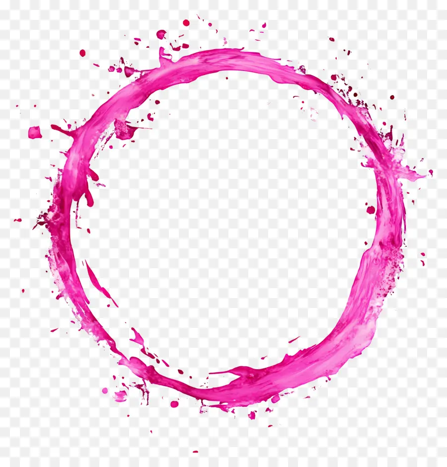 Cadre Cercle Rose，Cercle PNG