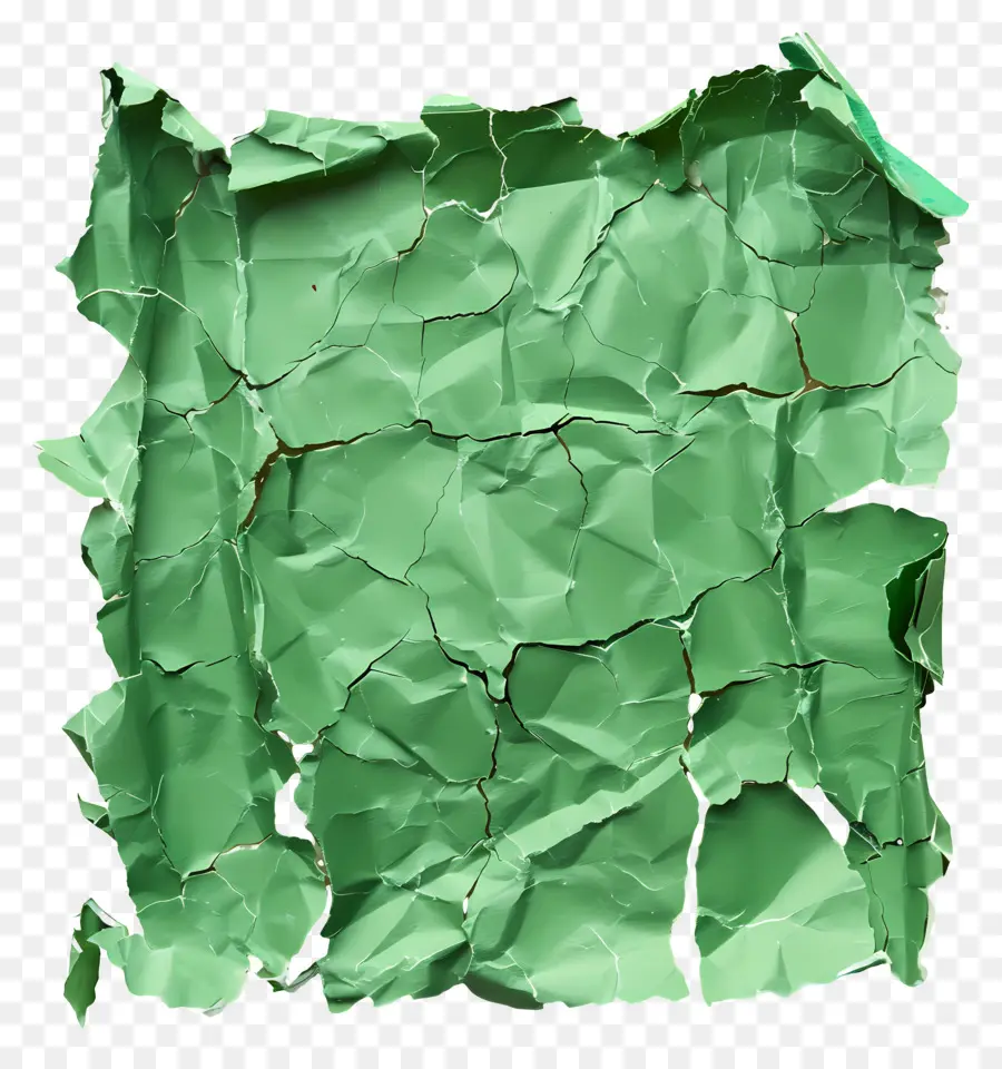 Papier Déchiré Vert，Déchiré PNG