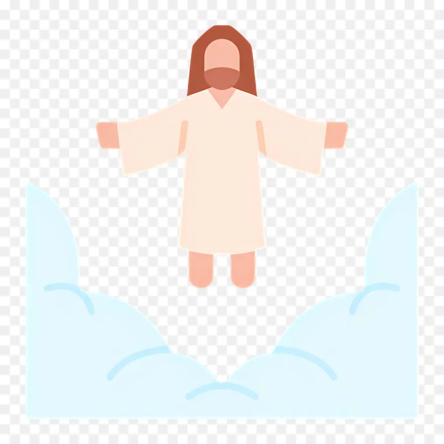 Jésus，Figurine Flottante PNG