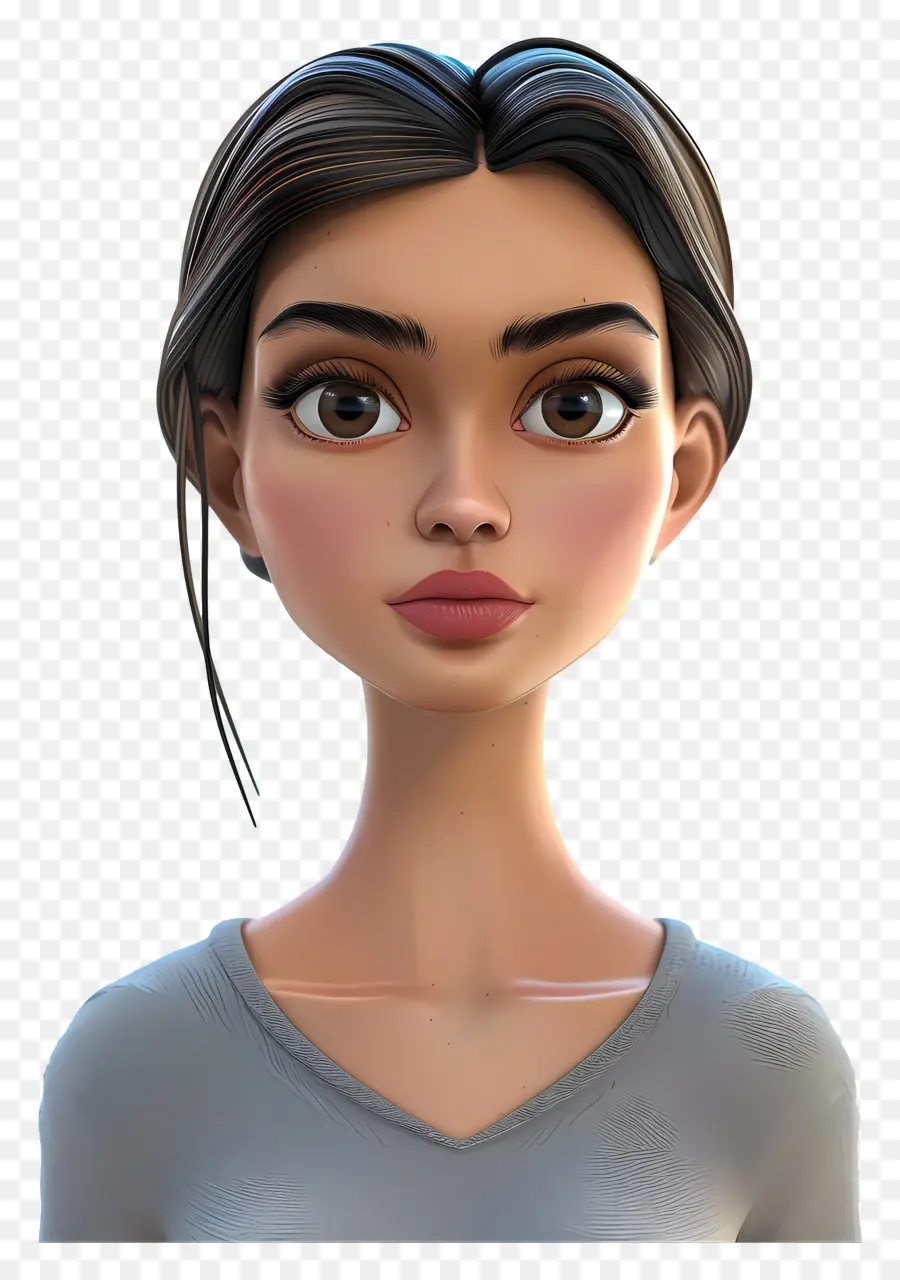 Avatar De Femme 3d，Personnage PNG