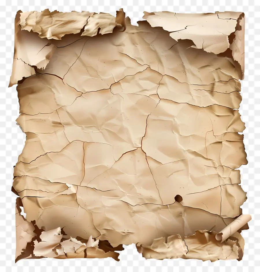 Vieux Papier Déchiré，Vieux Papier PNG