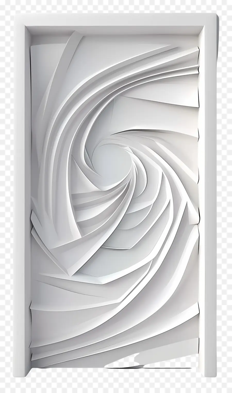 Porte Moderne Modèle 3d，Porte Tourbillonnante Blanche PNG