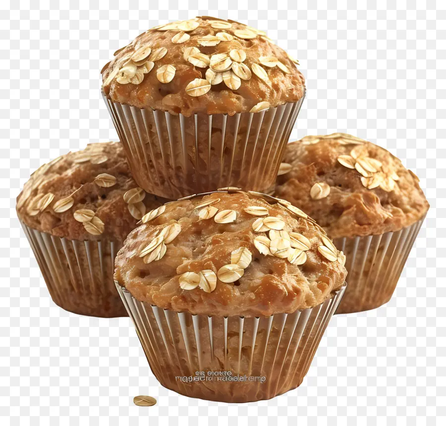 Muffins à L'avoine，Cuit PNG