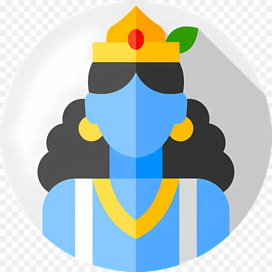 Krishna，Déesse Bleue PNG