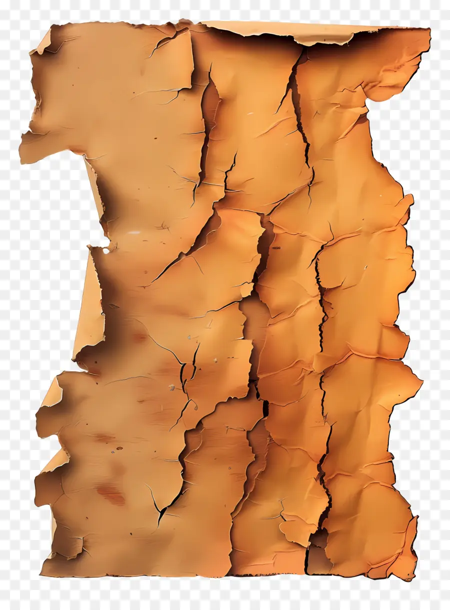 Papier Déchiré Marron，Vieux Papier PNG