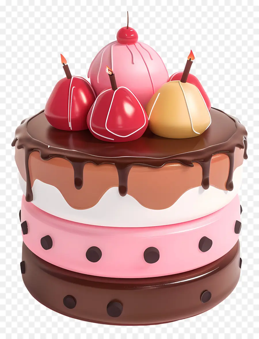 Gâteau 3d，Gâteau PNG