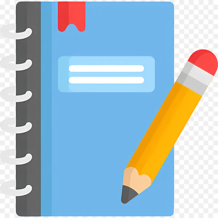 Carnet De Notes，Carnet Et Crayon PNG