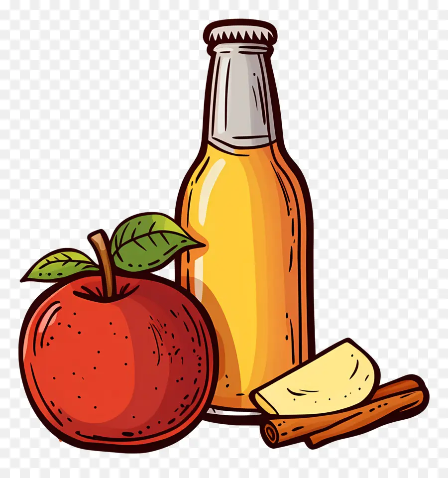 Cidre De Pomme，Pomme Et Jus PNG