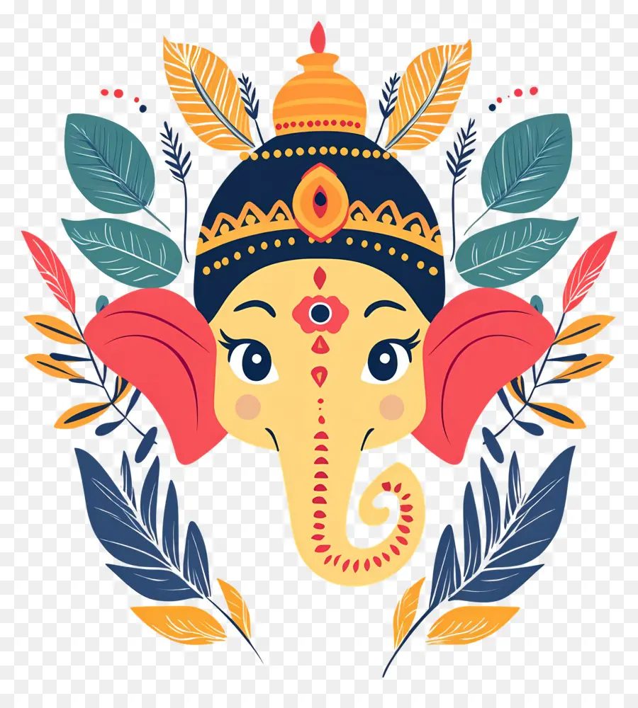 Ganesh Chaturthi，Tête D'éléphant PNG