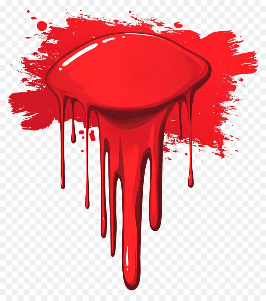 Tache De Sang，Peinture Rouge PNG