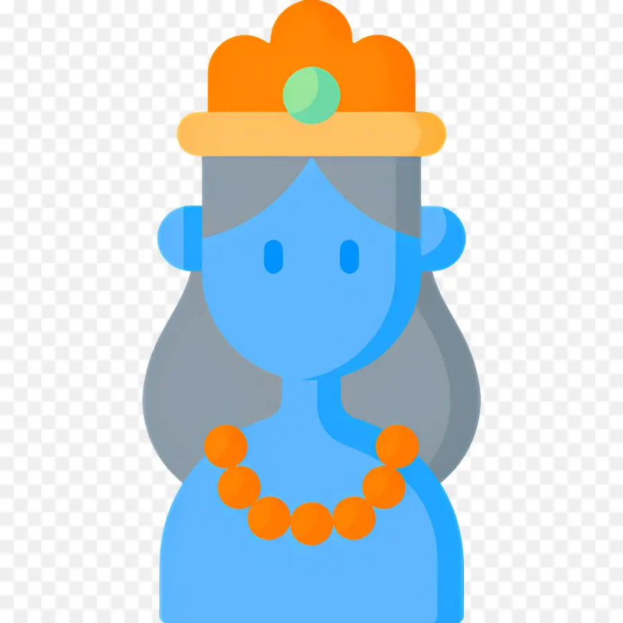 Krishna，Personne Bleue Avec Couronne PNG