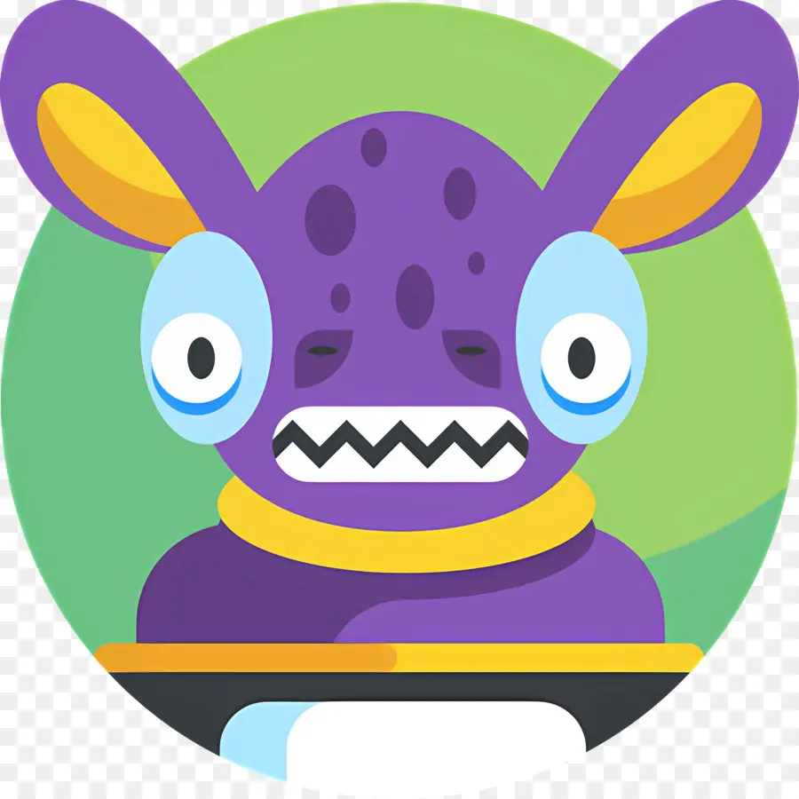 Monstre De L'espace，Monstre Violet PNG