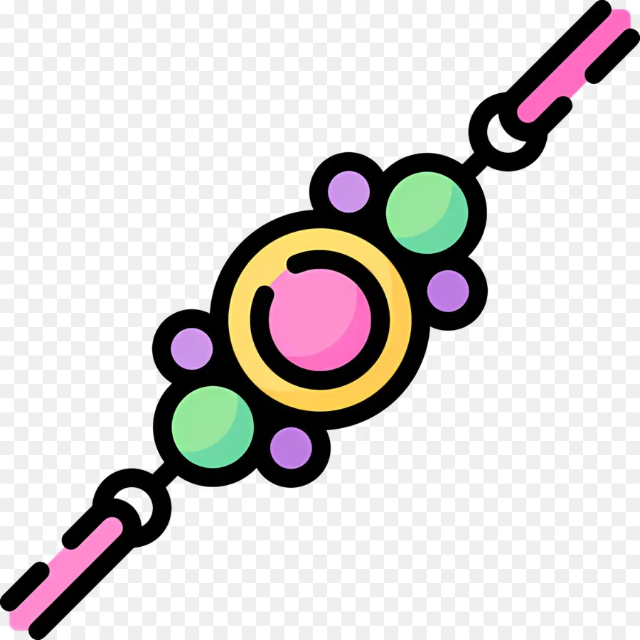 Raksha Bandhan，Bracelet Coloré PNG