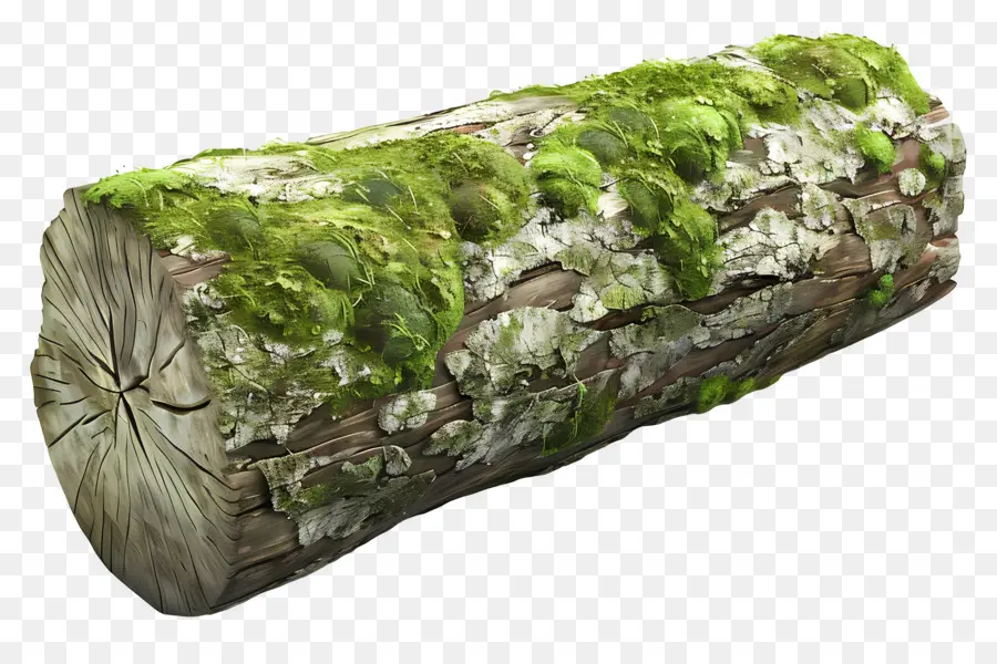 Bûche Moussue，Bois PNG