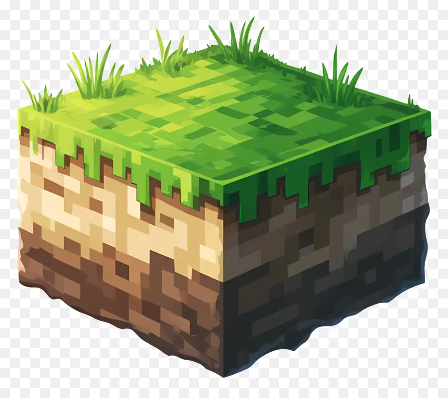 Minecraft，Bloc D'herbe Minecraft PNG