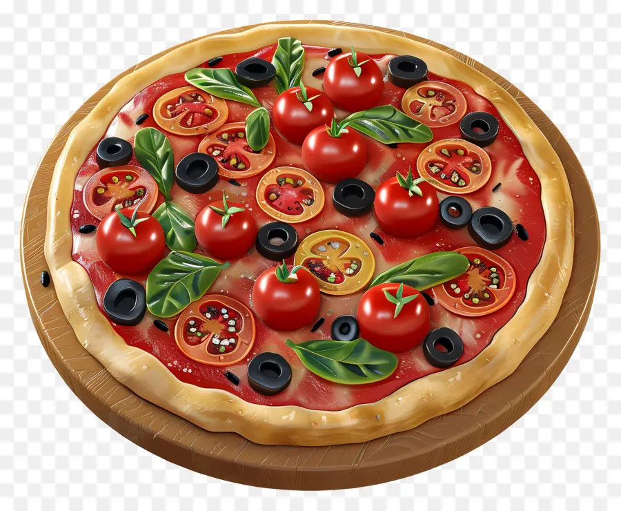 Pizza Grecque，Pizza PNG