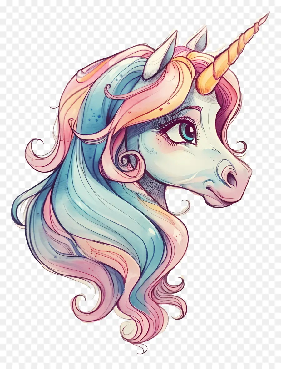 Licorne Pastel，Licorne PNG