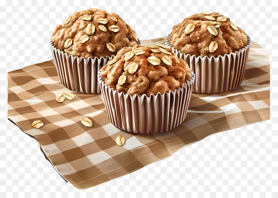 Muffins à L'avoine，Muffins PNG