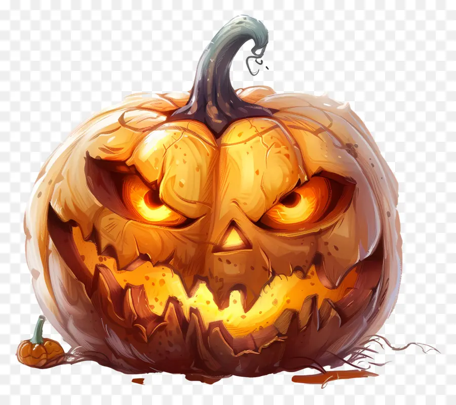 Citrouille D'halloween Animée，Jack O' Lanternes PNG