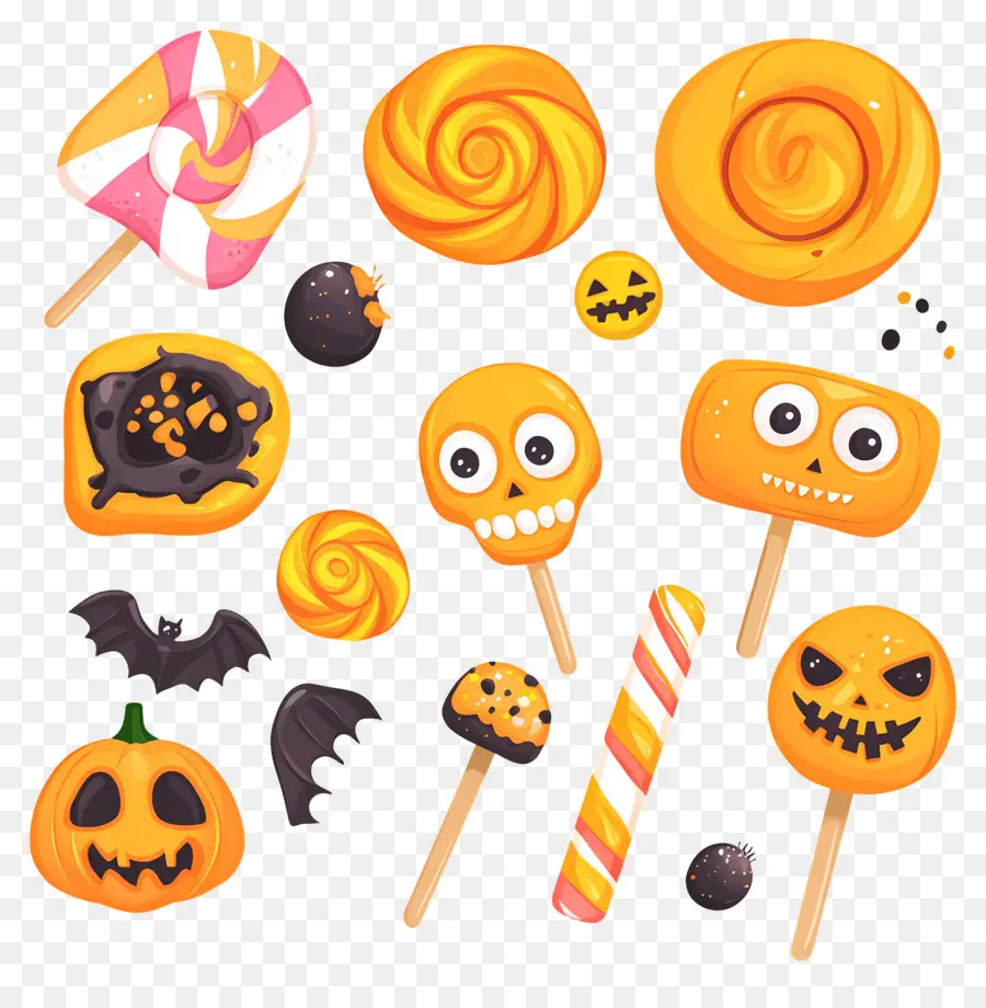 Bonbons D'halloween，Bonbons PNG