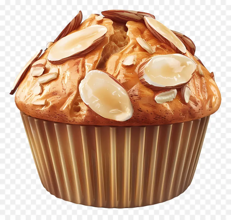 Muffins Aux Amandes，Muffin PNG