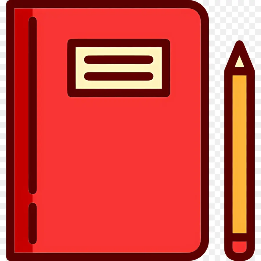 Carnet De Notes，Carnet Rouge PNG