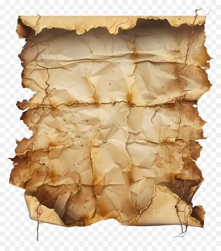 Papier Déchiré Vintage，Vieux Papier PNG