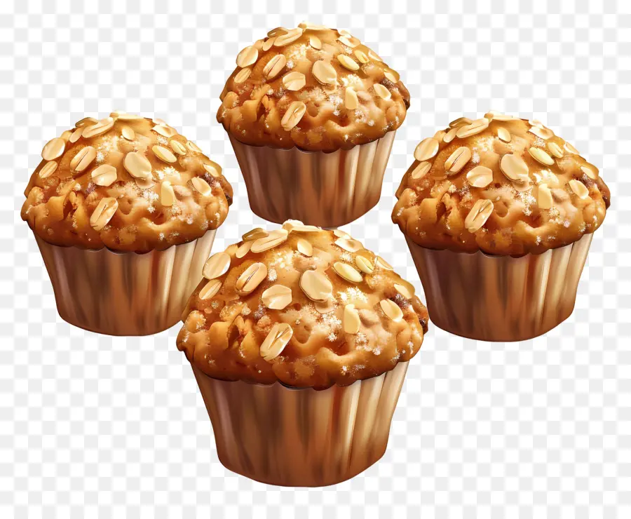 Muffins à L'avoine，Muffins PNG