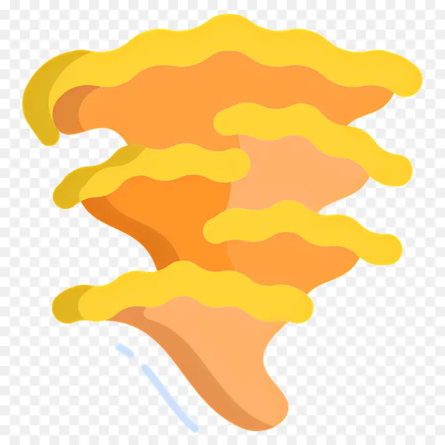 Champignon，Corail Orange PNG