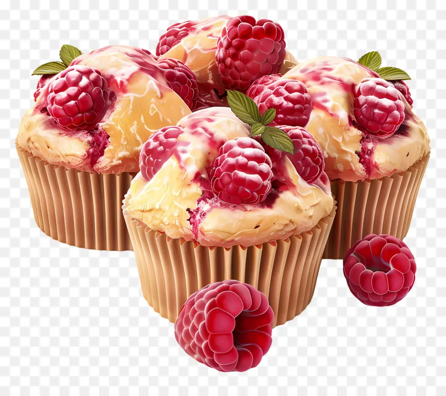 Muffins Aux Framboises，Muffin Aux Framboises PNG