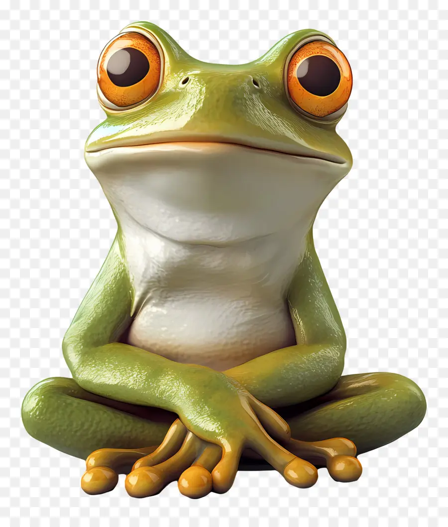 Grenouille Mignonne，Grenouille Colorée PNG