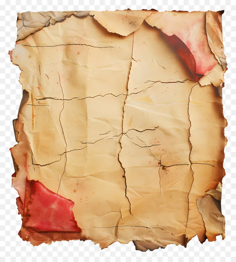 Papier Déchiré Vintage，Vieux Papier PNG