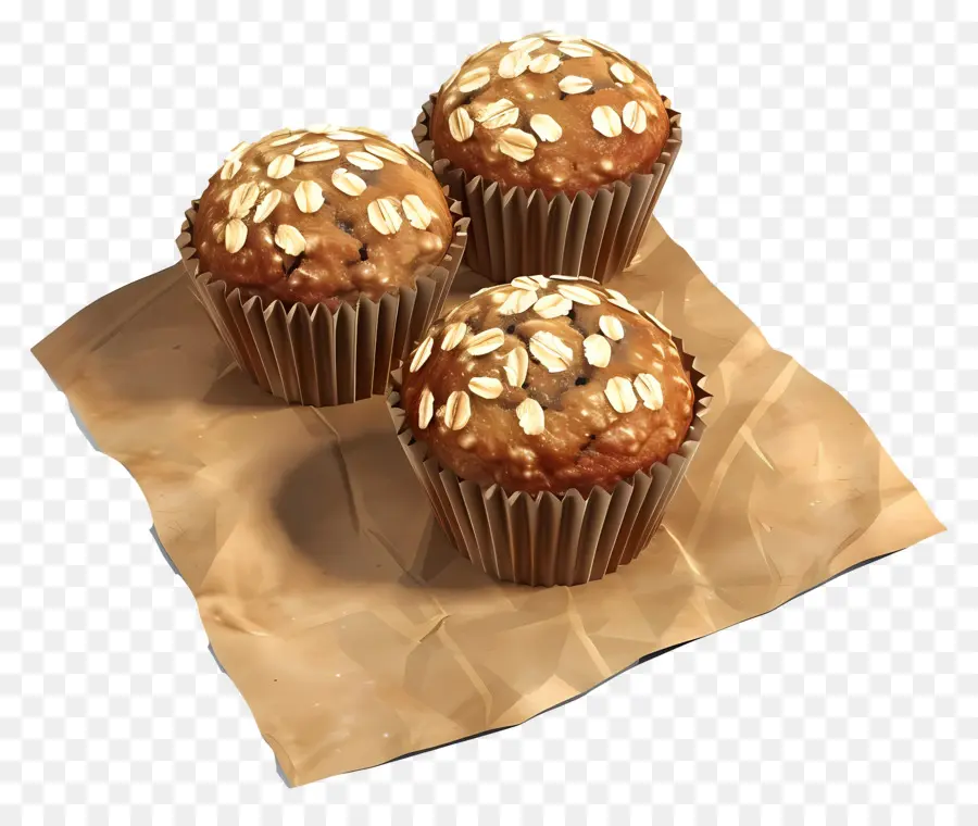 Muffins à L'avoine，Muffins PNG