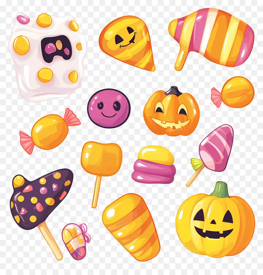 Bonbons D'halloween，Bonbons PNG