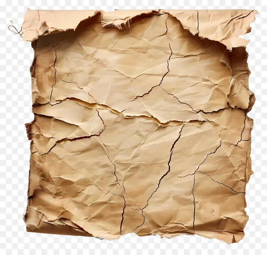 Papier Déchiré Vintage，Papier Craquelé PNG