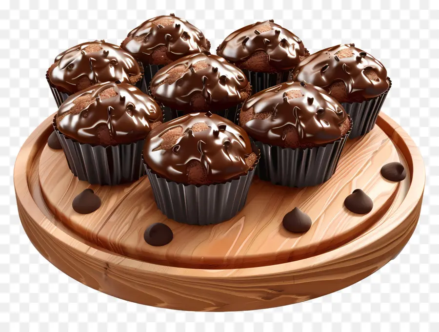 Muffins Au Chocolat，Dessert PNG