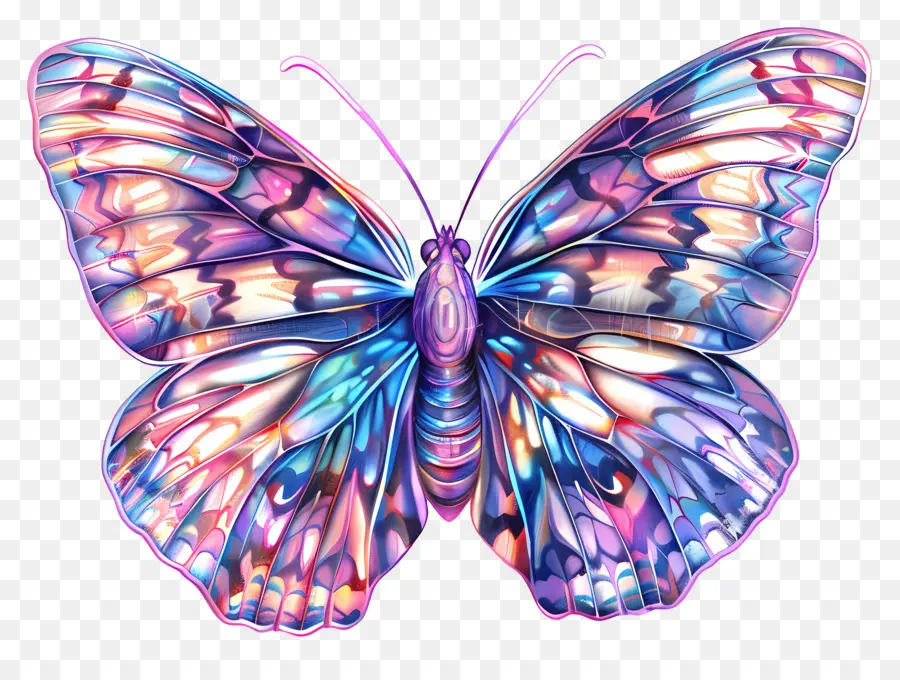 Papillon Pastel，Papillon Coloré PNG