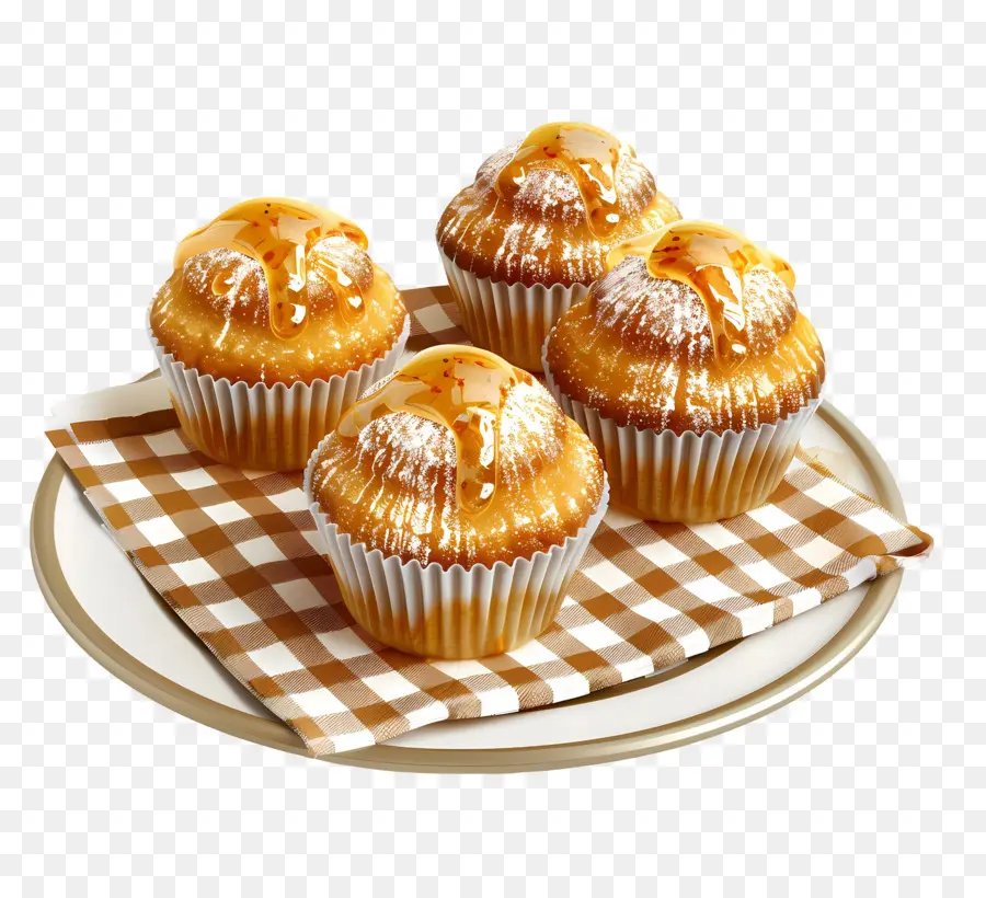 Muffins Au Miel，Muffins PNG