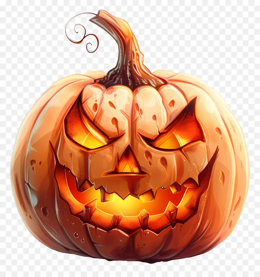 Citrouille D'halloween Animée，Jack O' Lanterne PNG