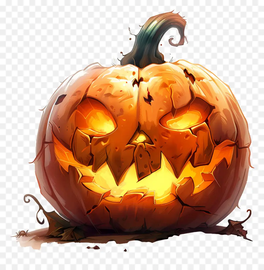 Citrouille D'halloween Animée，Jack O' Lanternes PNG