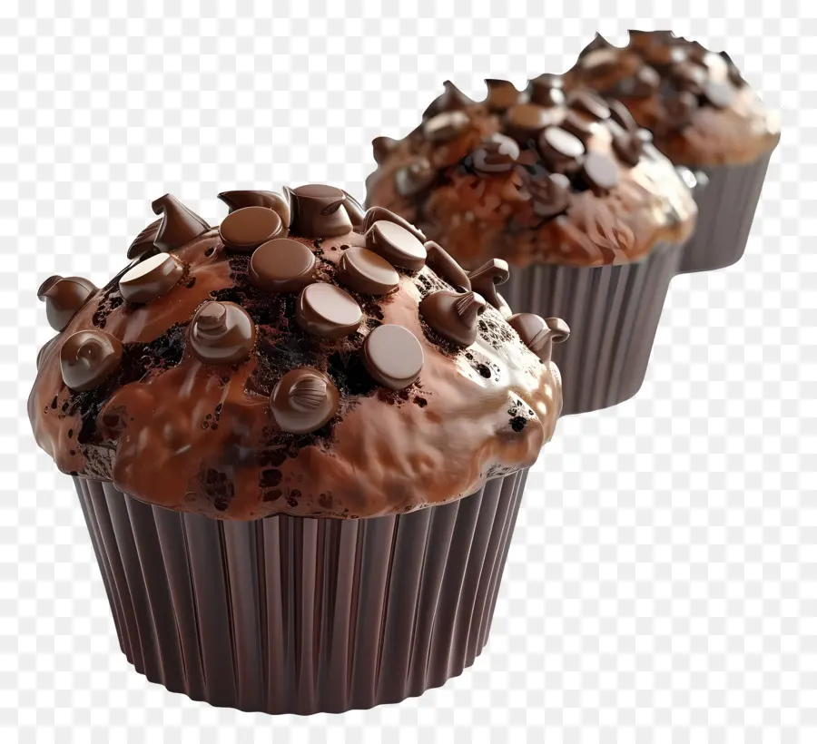 Muffins Au Chocolat，Dessert PNG