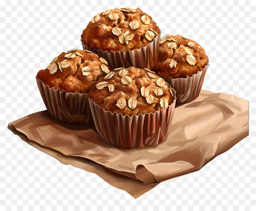 Muffins à L'avoine，Muffins PNG